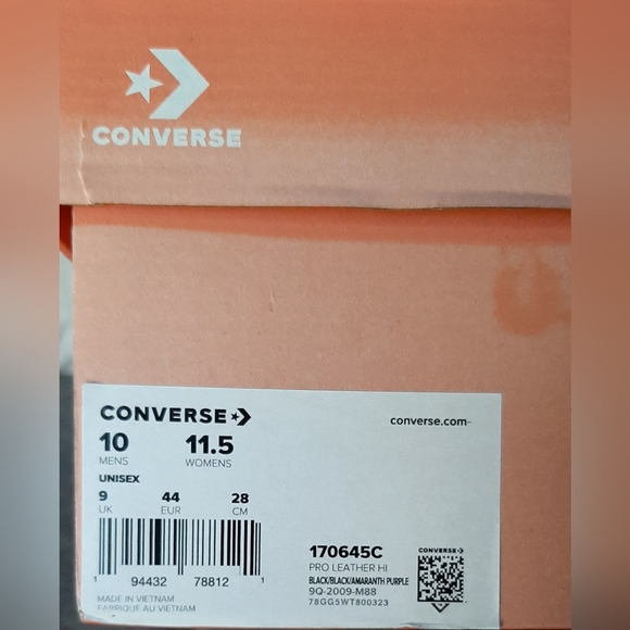 Converse X Joe Fresh Goods Pro High-Tops *NWT in Box*  Unisex - Picture 13 of 13